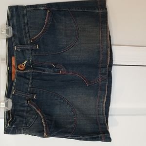 Jean Short Skirt